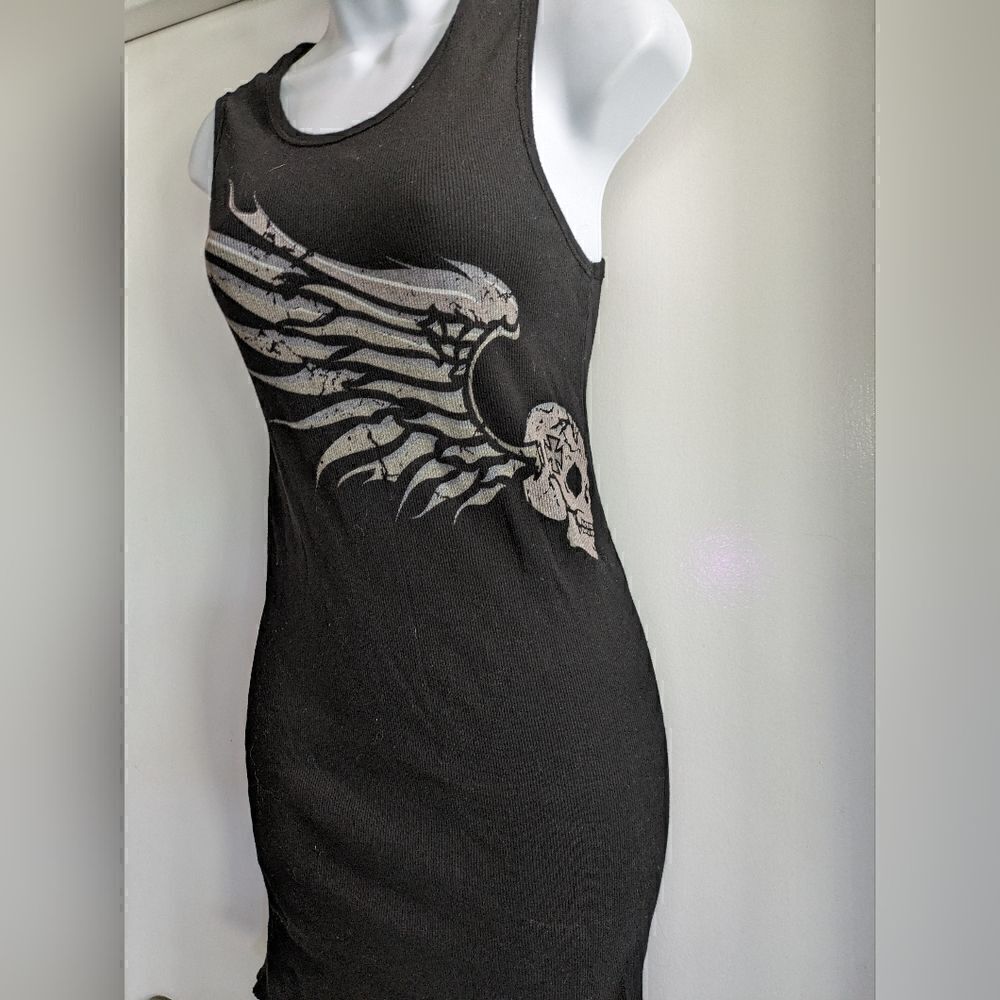 Raw7 death or glory Ribbed tank dress